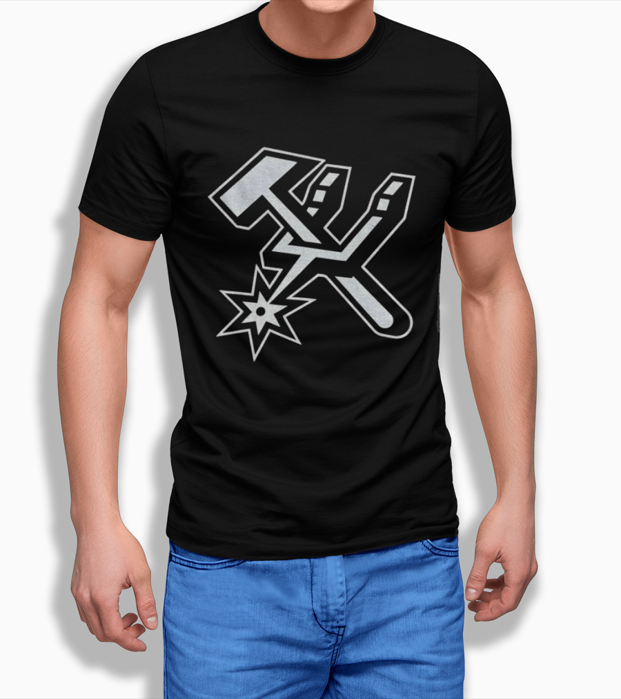 San Antonio Spurs Hammer Spur NBA Basketball 2026 T-Shirt