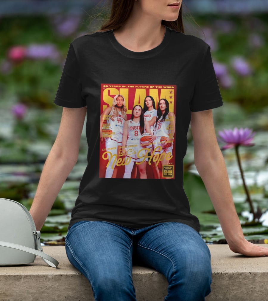 SLAM Gold Edition 30 Years WNBA Future D.C.'s New Hope Mystics T-Shirt