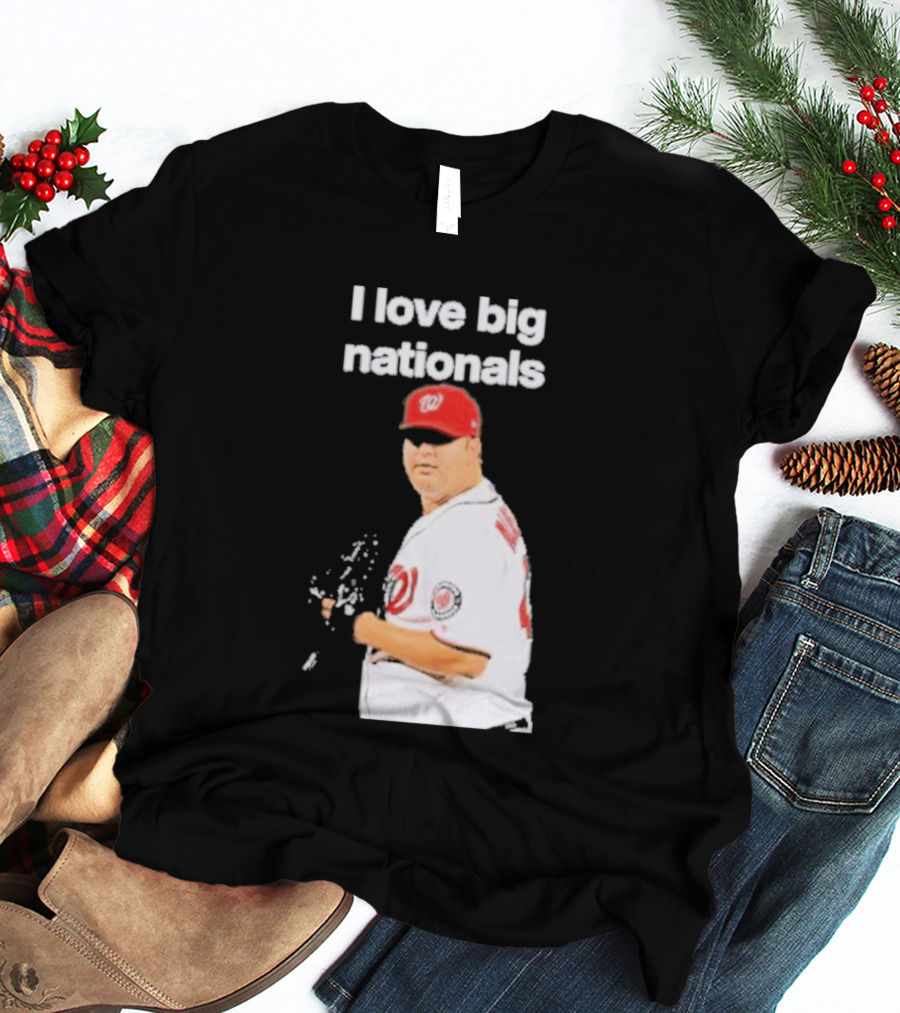 I Love Big Nationals Baseball Matt Albers T-Shirt