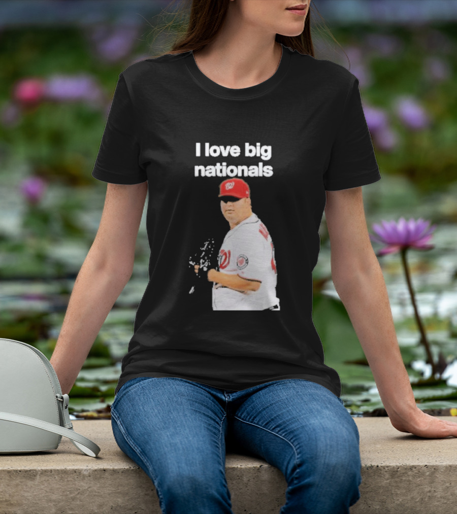 I Love Big Nationals Baseball Matt Albers T-Shirt