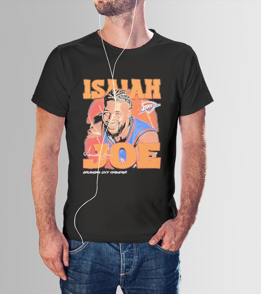Isaiah Joe Oklahoma City Thunder Airbrush Signature T-Shirt
