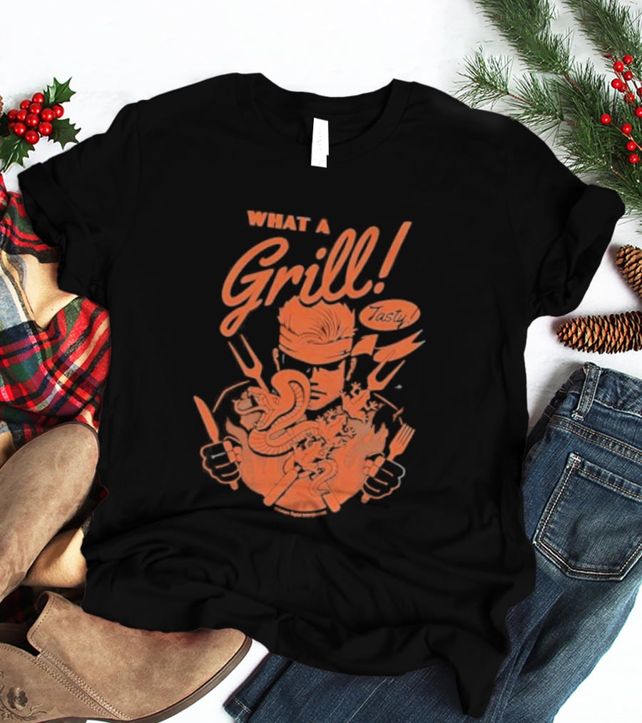 What A Grill 1964 Fangamer Metal Solid Video Game T-Shirt
