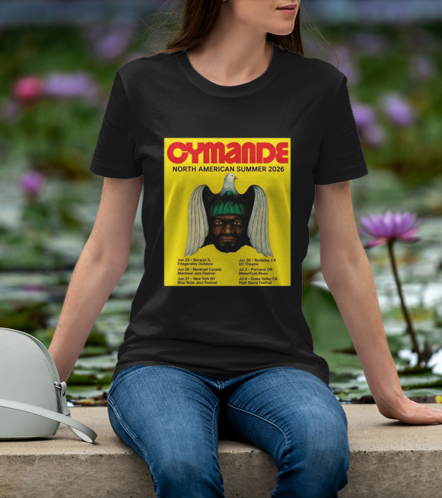 Cymande North American Summer 2026 Tour Dates And Locations T-Shirt