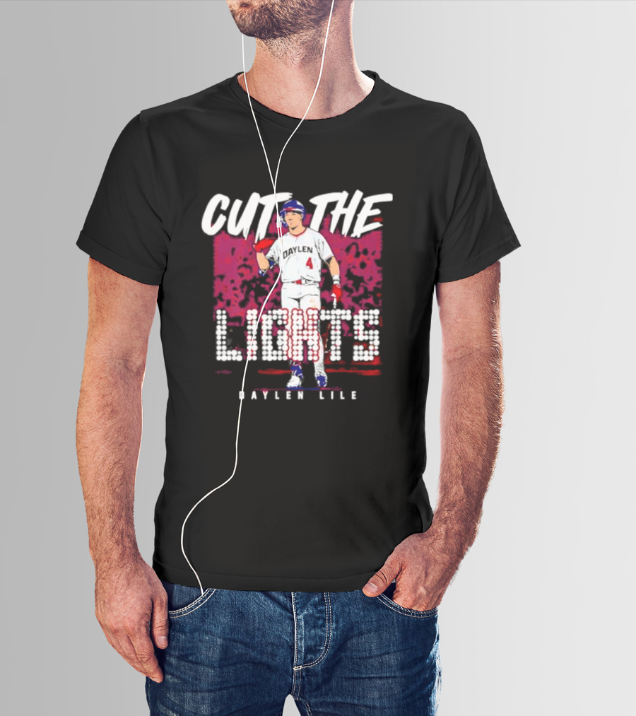 Daylen Lile Cut The Lights Washington Nationals MLB T-Shirt