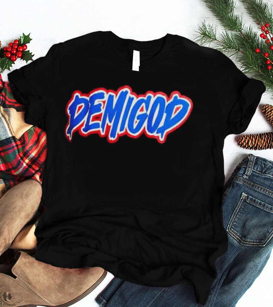 Demigod Greek Mythology Blue Red T-Shirt