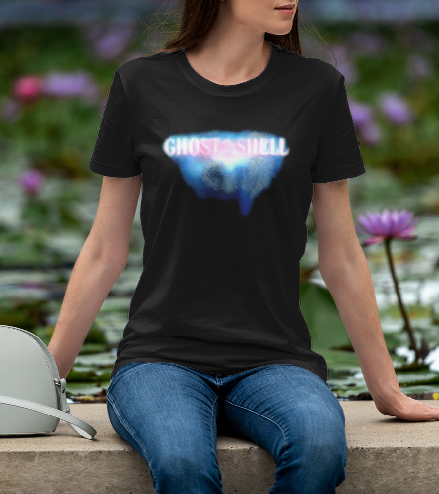 Ghost In The Shell Blue Illusion Polka Dot T-Shirt