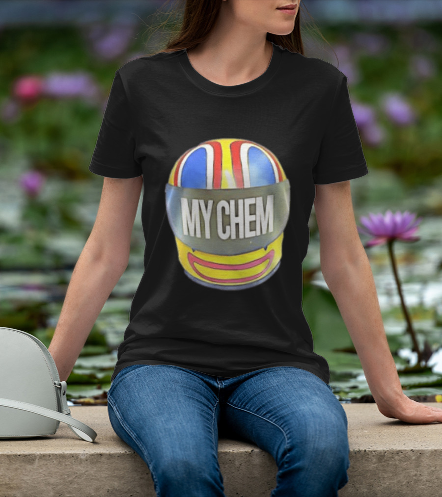 My Chem Helmet My Chemical Romance Music Lover Vibrant Racing T-Shirt