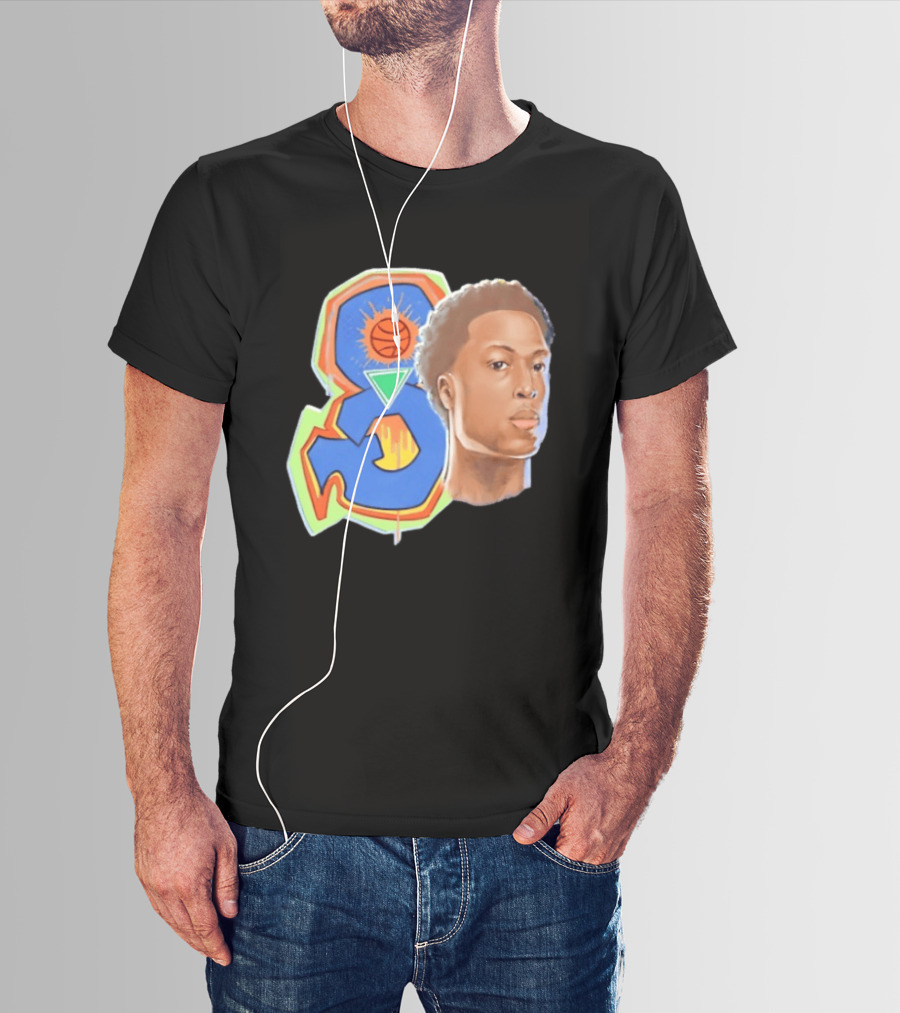 OG Anunoby OG8 New York Knicks Basketball Art NBA T-Shirt