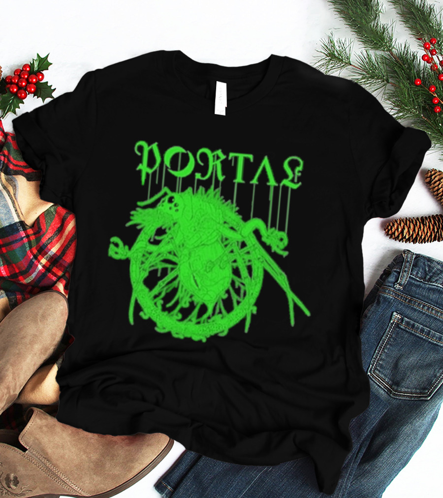 Portal Arachidonic Acid Sci Fi Creature Green Dripping T-Shirt