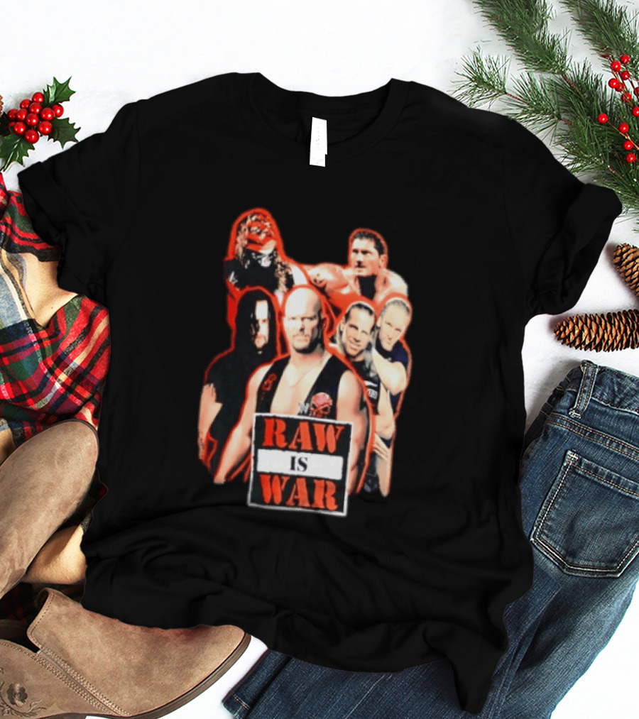WWE Raw Is War Legends Kane Stone Cold Undertaker Shawn Michaels Triple H T-Shirt
