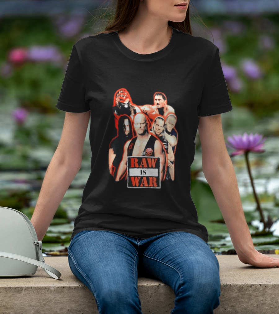 WWE Raw Is War Legends Kane Stone Cold Undertaker Shawn Michaels Triple H T-Shirt