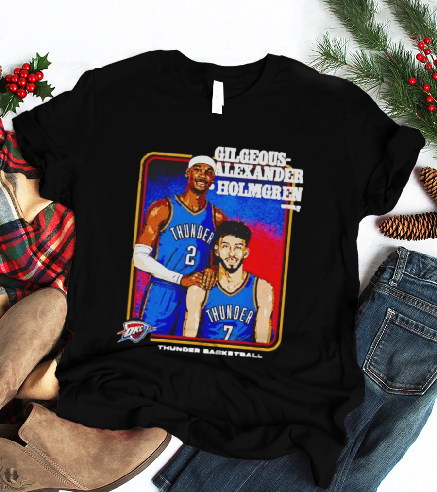 Gilgeous Alexander Holmgren OKC Thunder Basketball Step Brothers T-Shirt