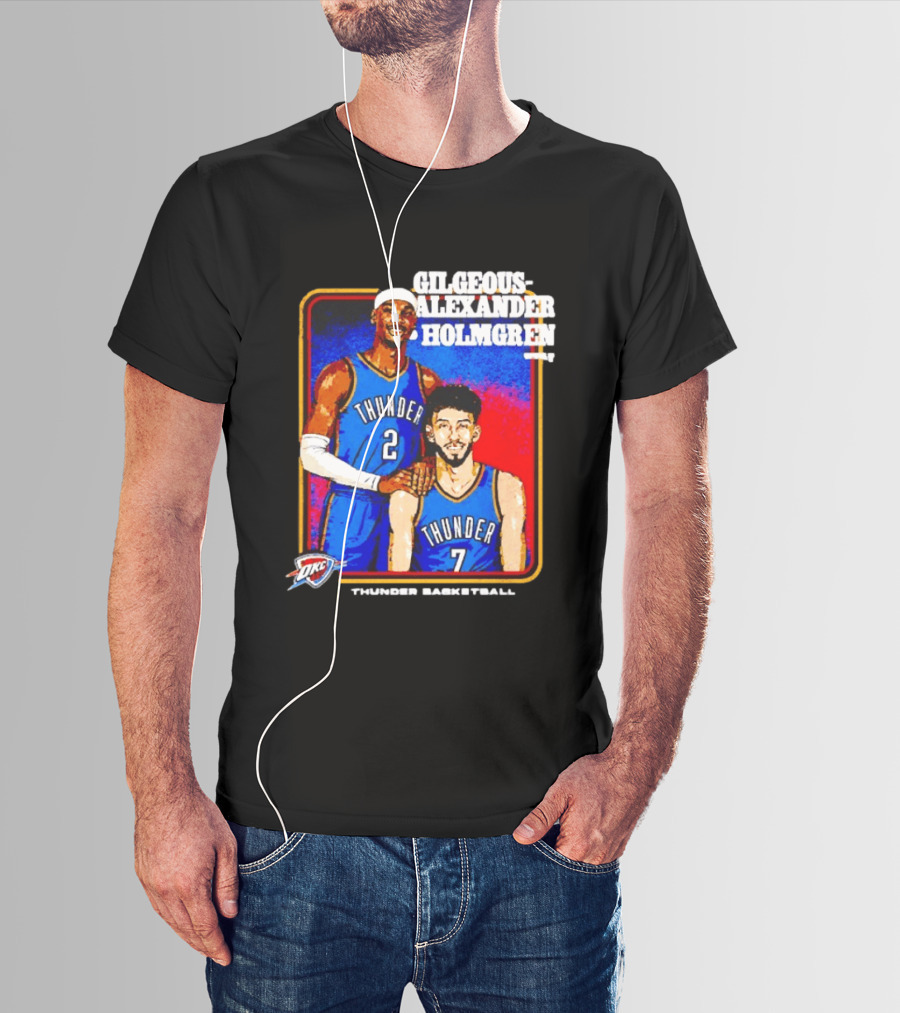 Gilgeous Alexander Holmgren OKC Thunder Basketball Step Brothers T-Shirt