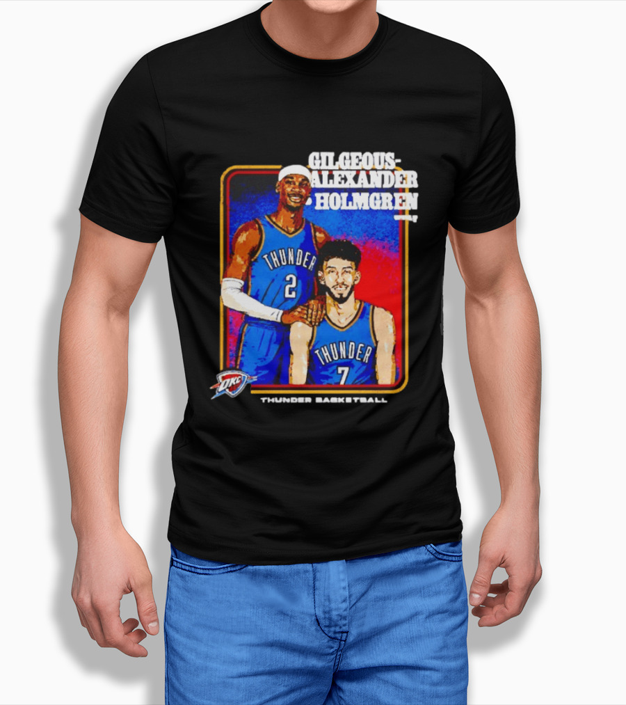 Gilgeous Alexander Holmgren OKC Thunder Basketball Step Brothers T-Shirt