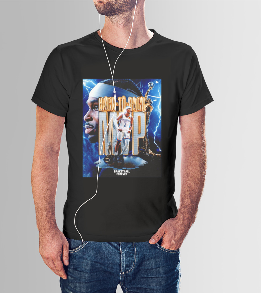 Back To Back MVP Oklahoma City Basketball Forever T-Shirt