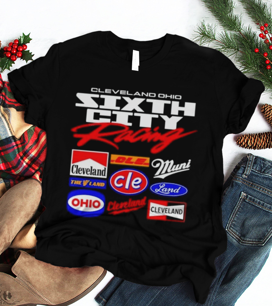 Cleveland Ohio Sixth City Racing Clevelander The Land T-Shirt