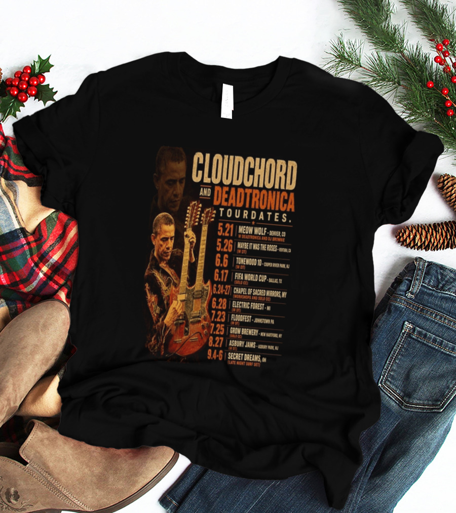 Cloudchord And Deadtronica Tourdates 2026 Meow Wolf Denver Secret Dreams Ohio T-Shirt