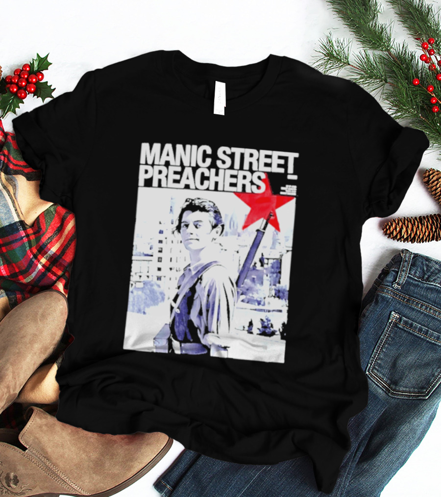 Manic Street Preachers Red Star Image T-Shirt