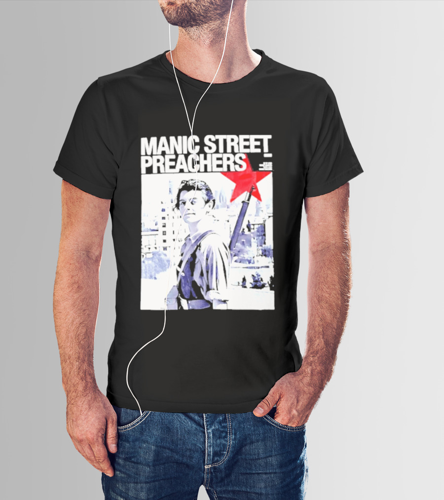 Manic Street Preachers Red Star Image T-Shirt