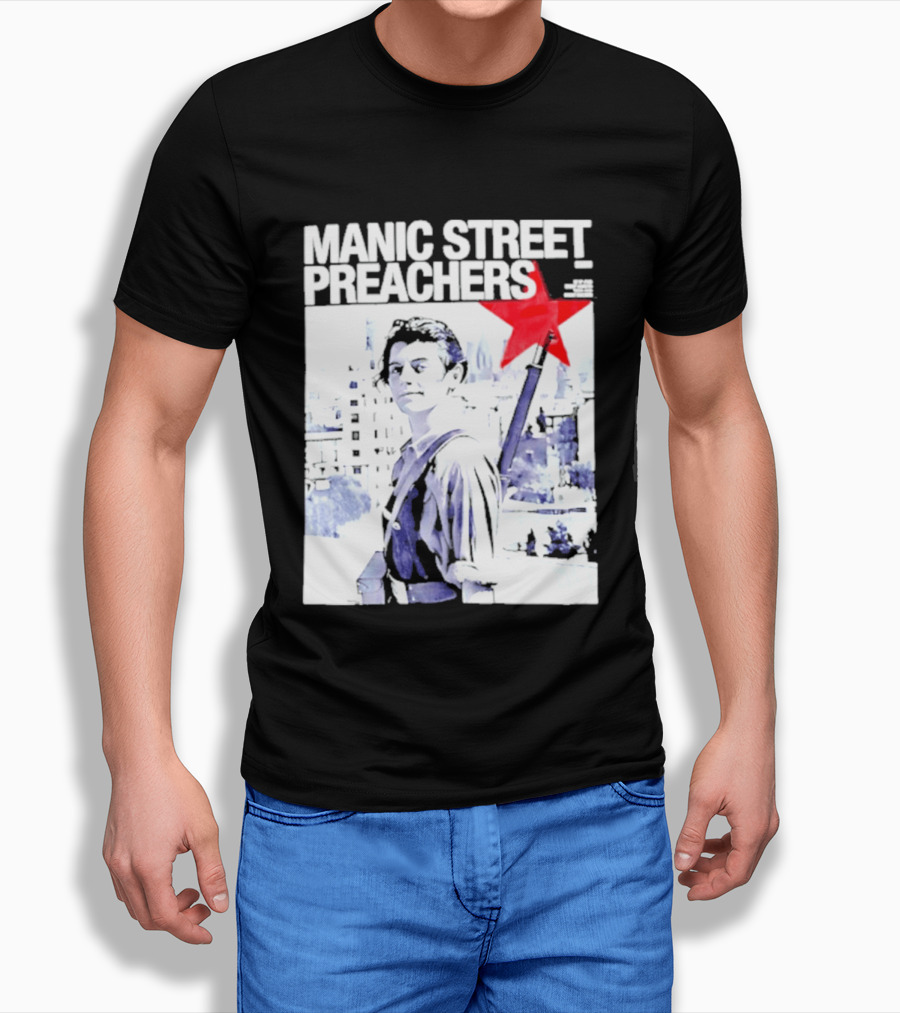 Manic Street Preachers Red Star Image T-Shirt