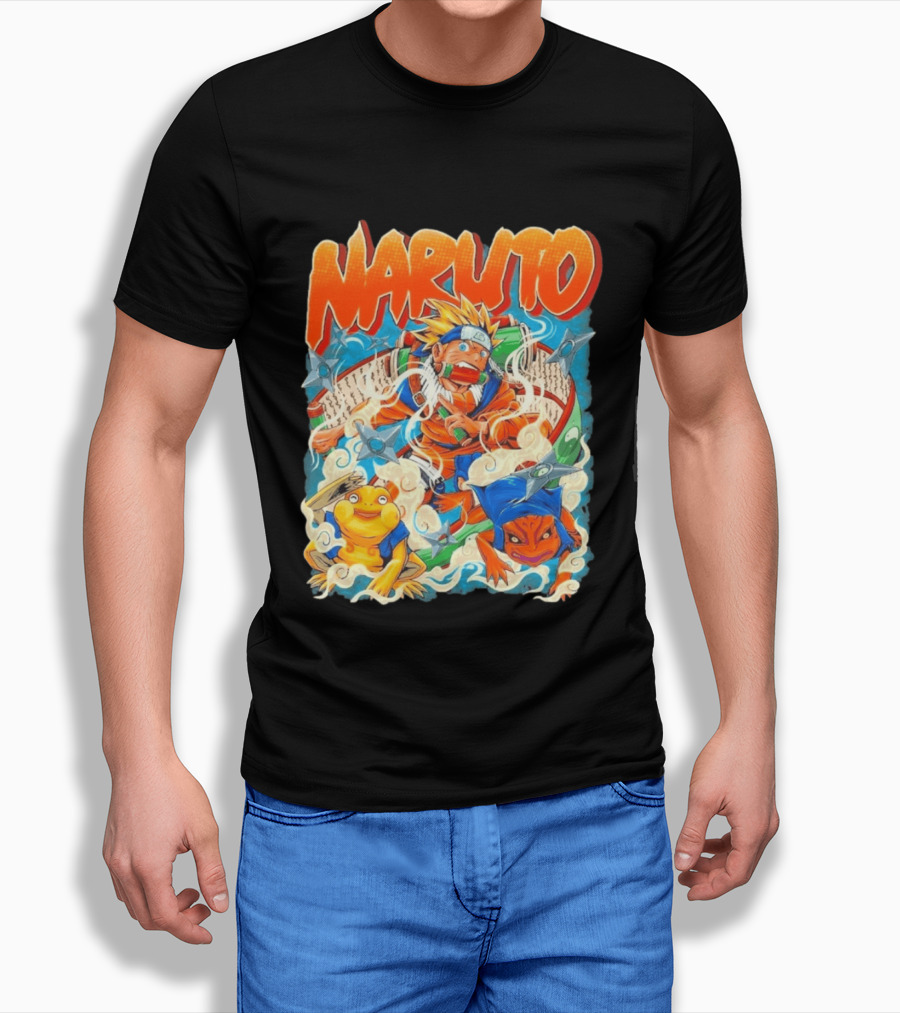 Naruto Uzumaki Toad Summoning Adventure Anime Ninja T-Shirt
