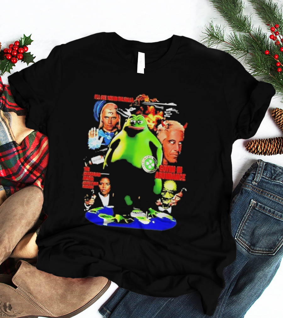 Pepe The Frog Ashtar Sheran I'll See You In Valhalla Goyim In Abundance T-Shirt