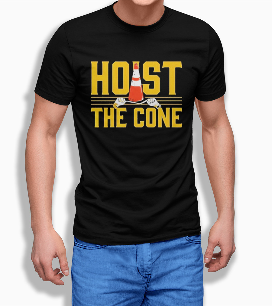 Pittsburgh Hoist The Cone Baseball Meme T-Shirt