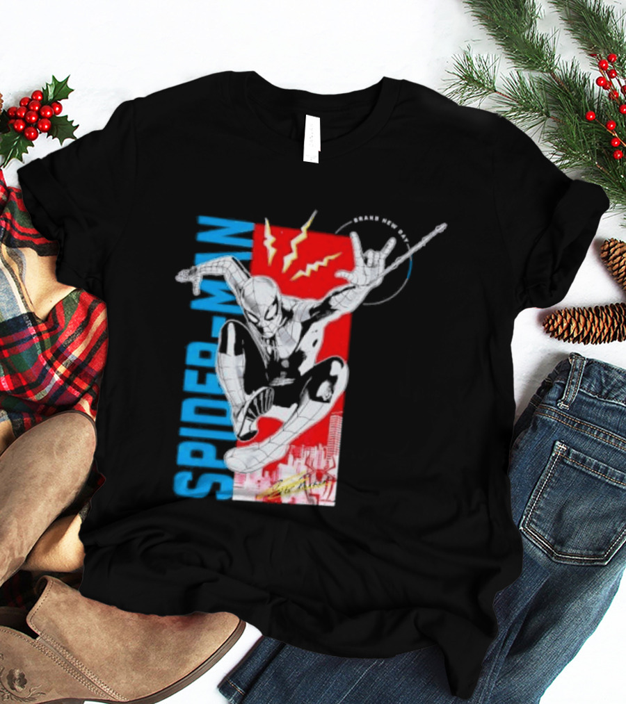 Spider Man Web Slinging Marvel Universe Brand New Day T-Shirt