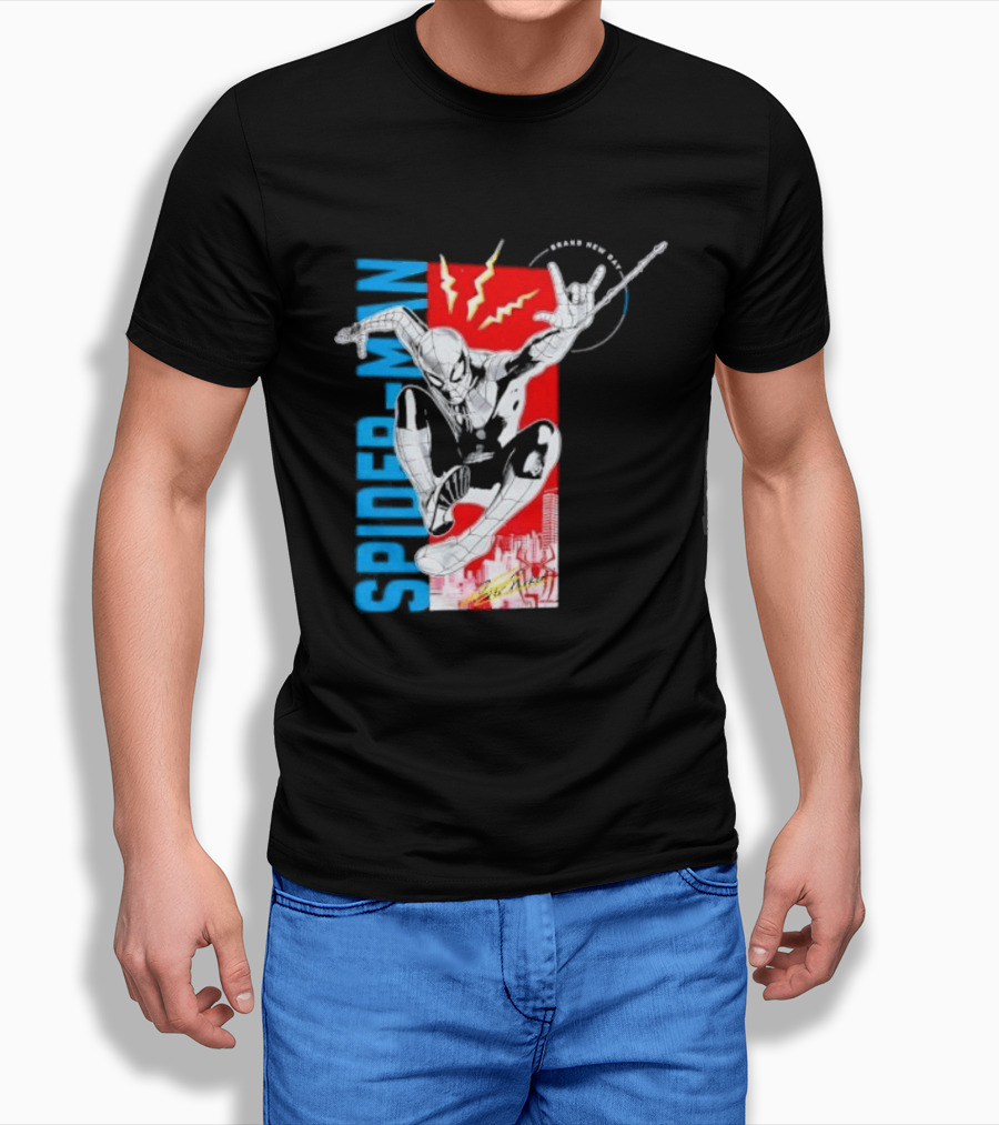 Spider Man Web Slinging Marvel Universe Brand New Day T-Shirt