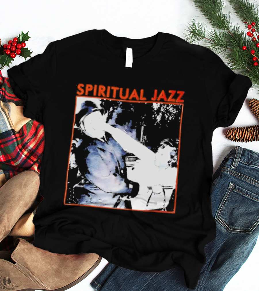Spiritual Jazz Horn Player Watercolor T-Shirt