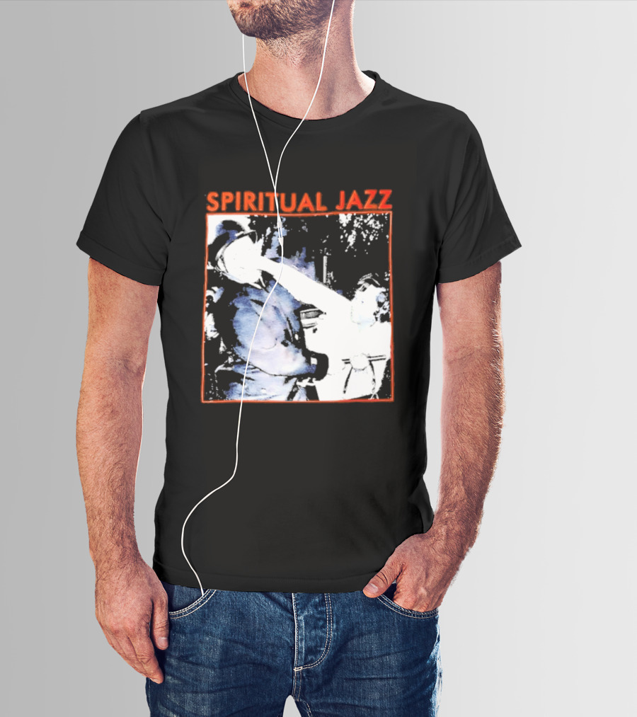 Spiritual Jazz Horn Player Watercolor T-Shirt