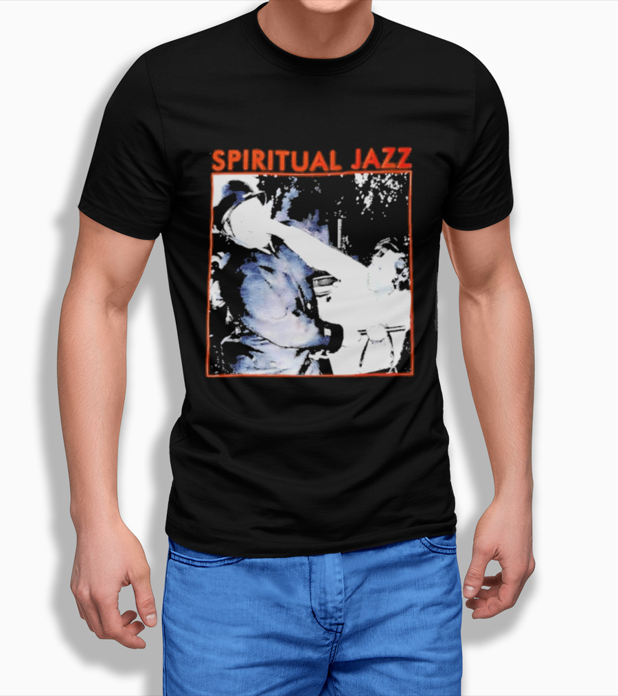 Spiritual Jazz Horn Player Watercolor T-Shirt