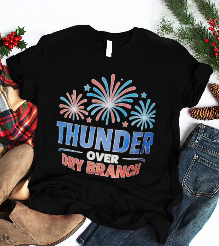 Thunder Over Dry Branch Fireworks Celebration Stars T-Shirt