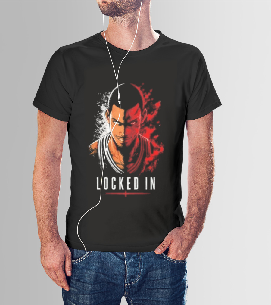 Victor Wembanyama Locked In Spurs Basketball Dual Color T-Shirt