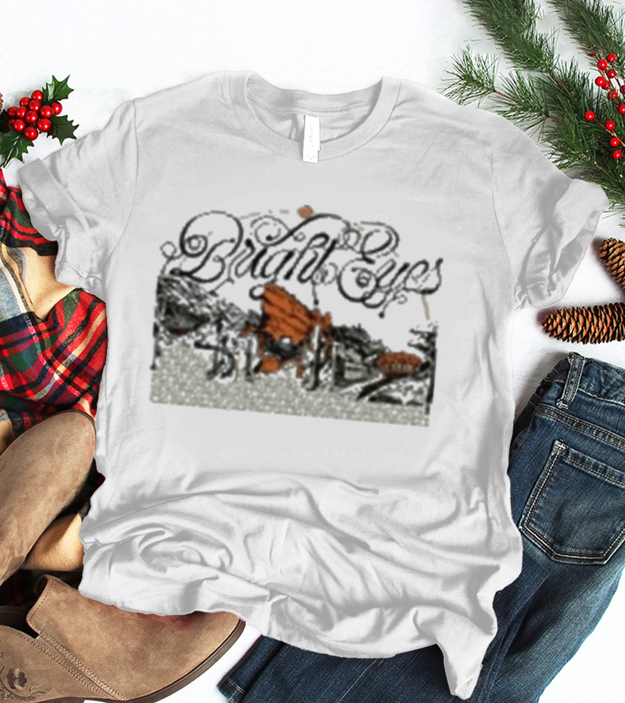 Bright Eyes Anniversary Shows Winged Horse T-Shirt