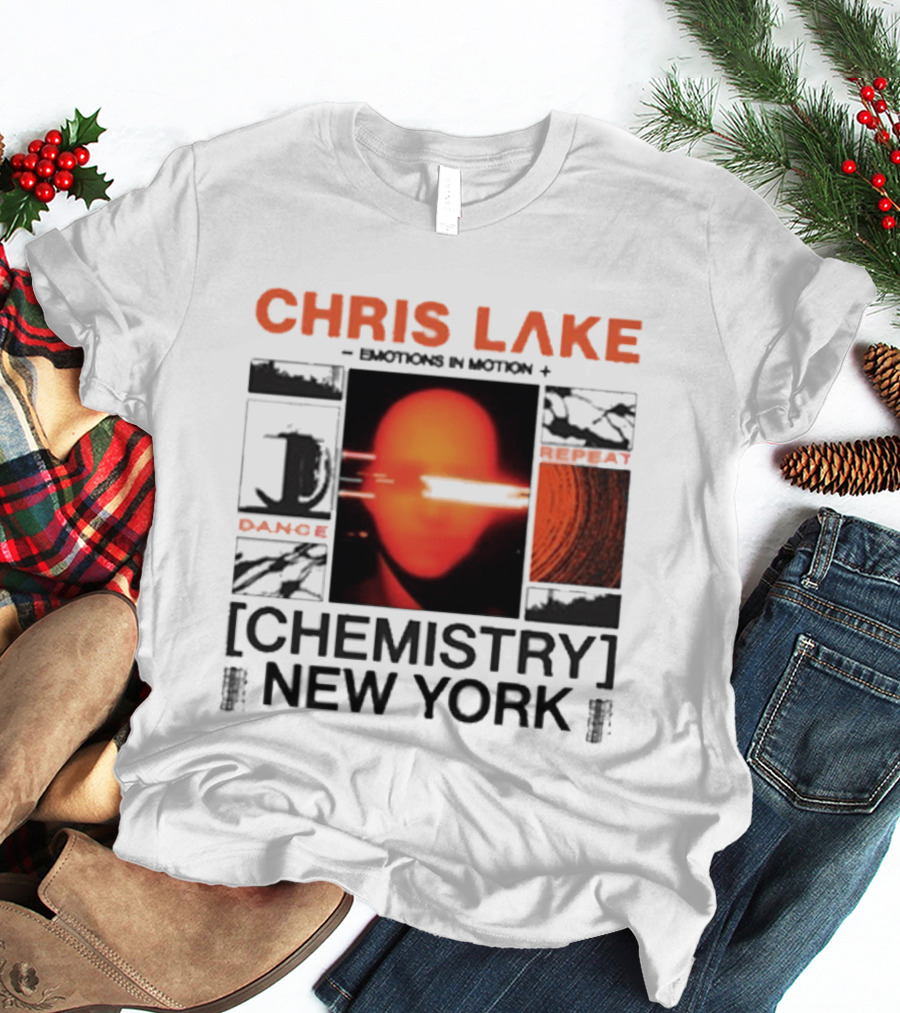 CHRIS LAKE Emotions In Motion Chemistry Dance New York T-Shirt