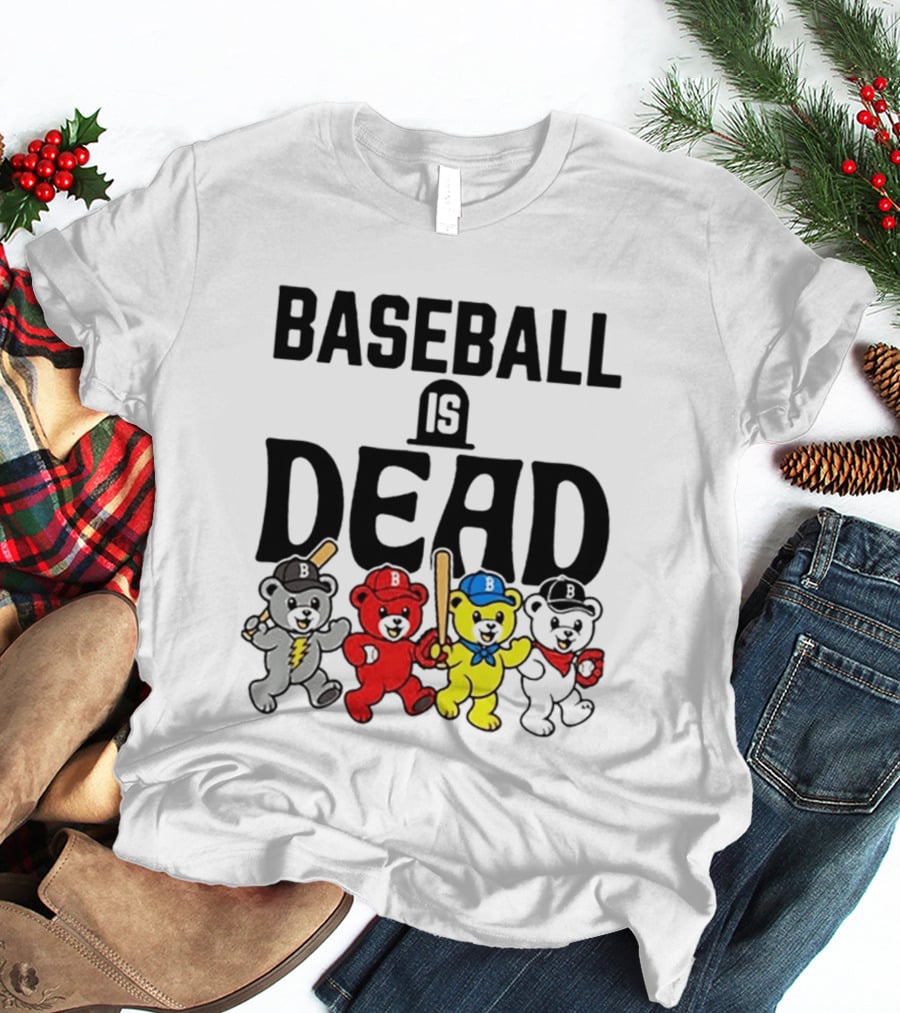 Grateful Dead Baseball Bears Is Dead Night T-Shirt