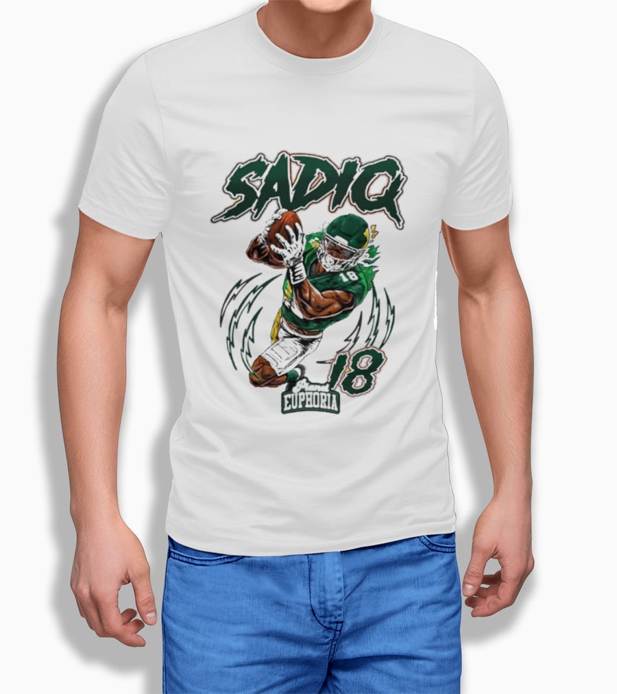 Sadiq Euphoria Football Catch 18 T-Shirt