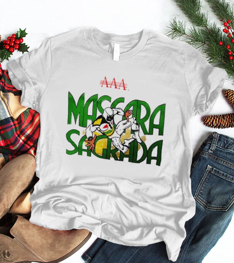 Máscara Sagrada AAA Lucha Libre Mexican Wrestling Hero T-Shirt