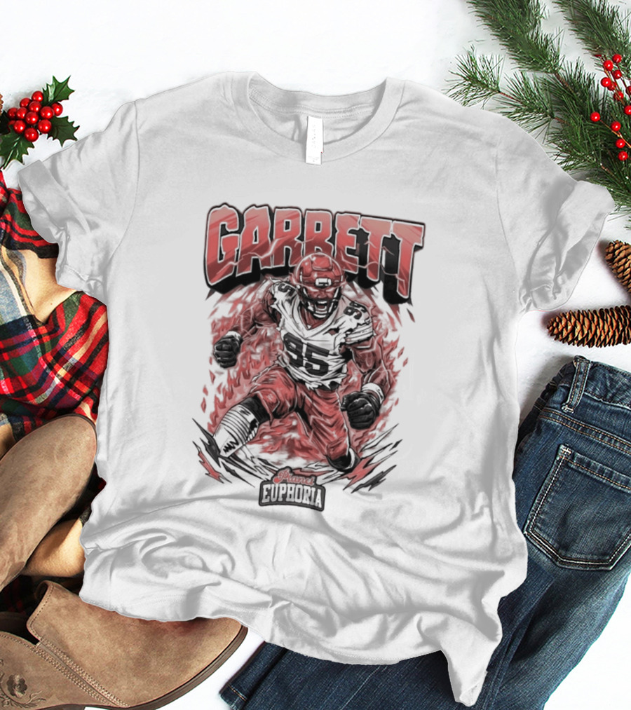 Garrett Inferno Hysteria Fiery Football Warrior T-Shirt