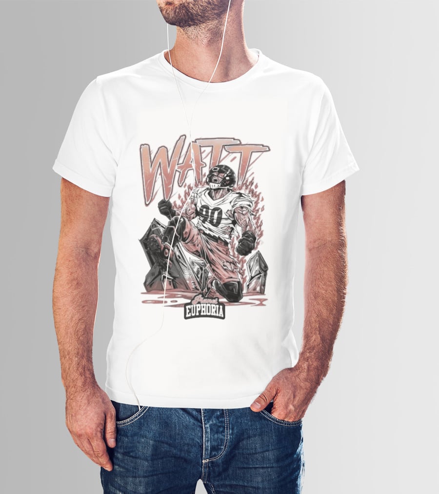 Watt Unstoppable Roar Number 90 Euphoria T-Shirt