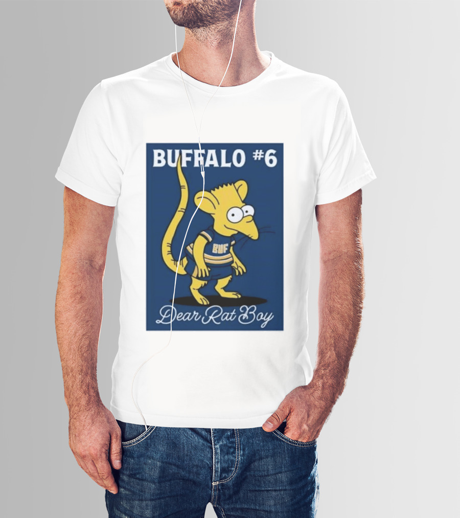 Buffalo #6 Dear Rat Boy BUF Jersey T-Shirt