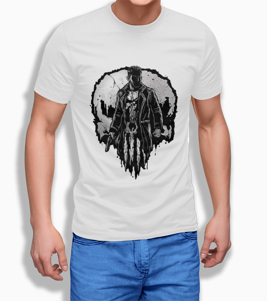 He Who Punishes Skull Emblem Marvel Comics T-Shirt