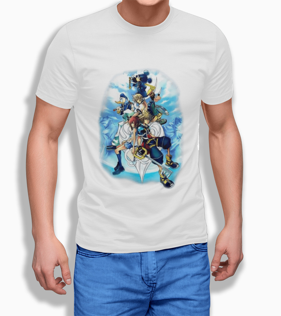 Kingdom Hearts 2 Disney Characters Adventure Ensemble T-Shirt