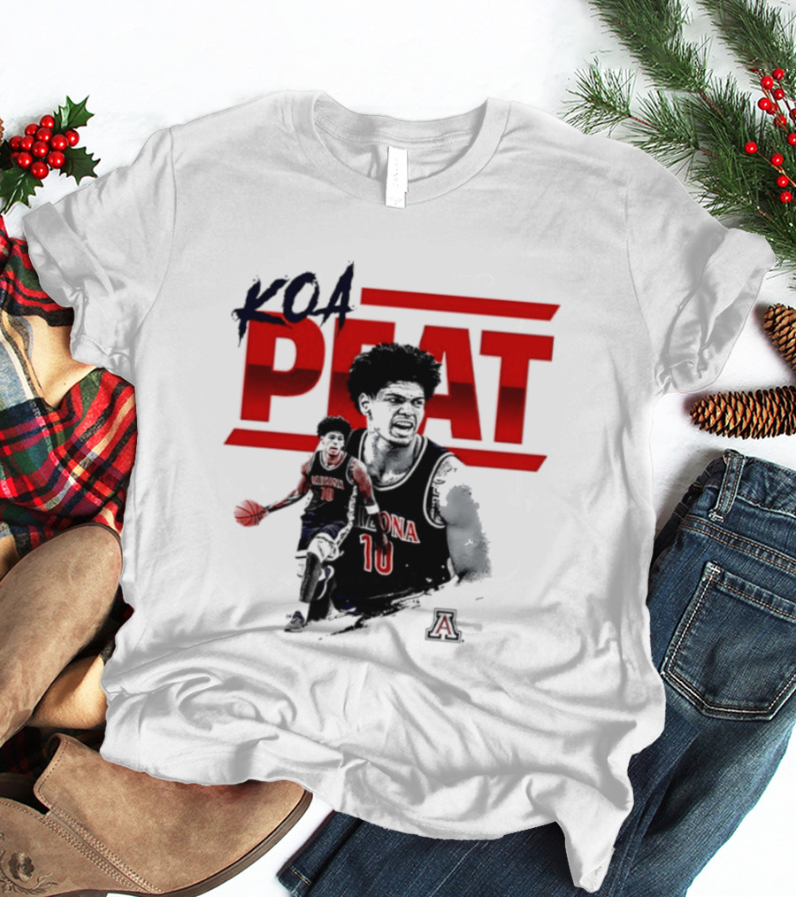 Koa Peat Arizona 10 Wildcats Basketball T-Shirt