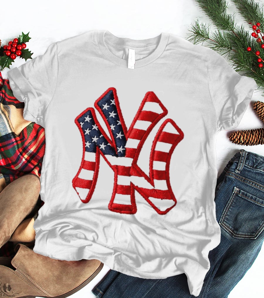 Yankees 4th Of July Stars And Stripes NY 2026 Giveaway T-Shirt