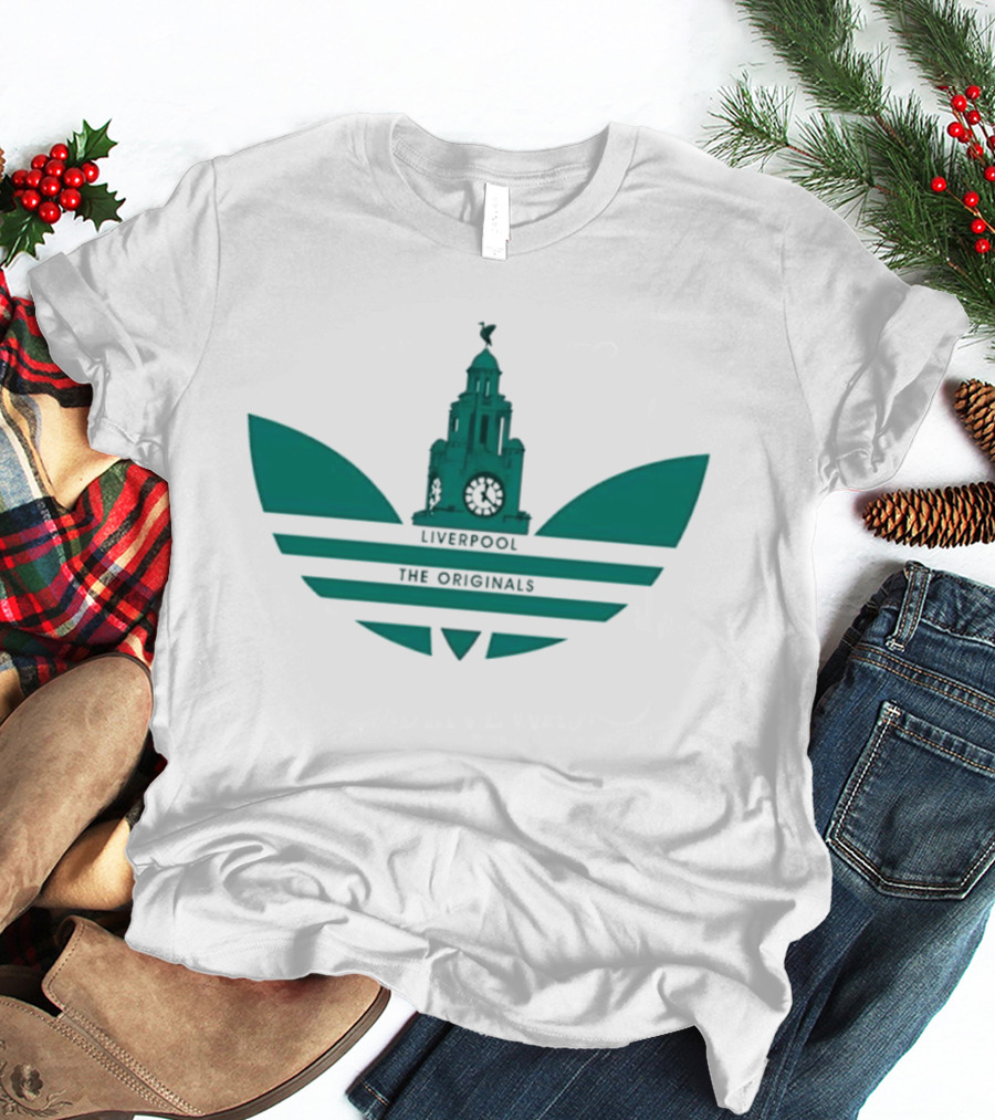 Liverpool The Originals Liver Building Wings T-Shirt
