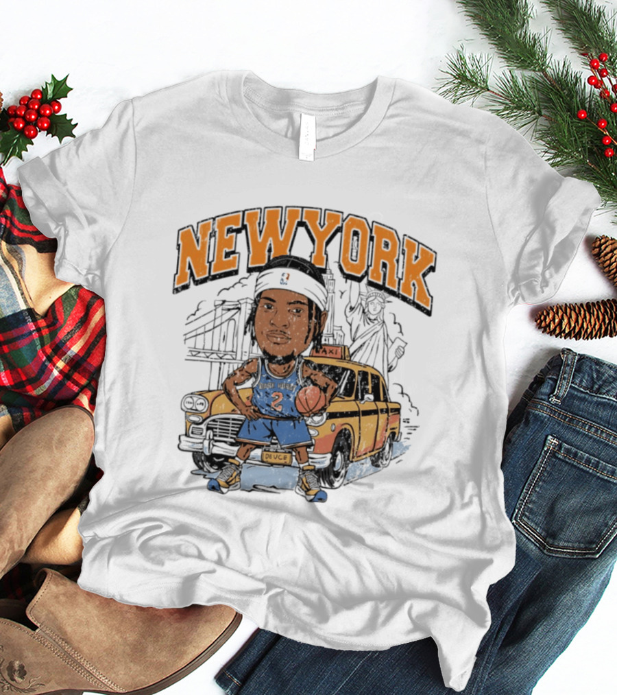New York Knicks Deuce Taxi Miles McBride 2 Basketball Player T-Shirt