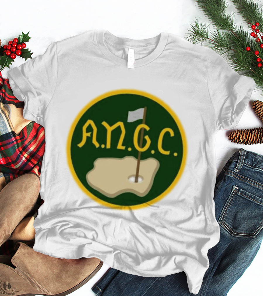 Cameron Young ANGC Golf Emblem Circular Crest T-Shirt