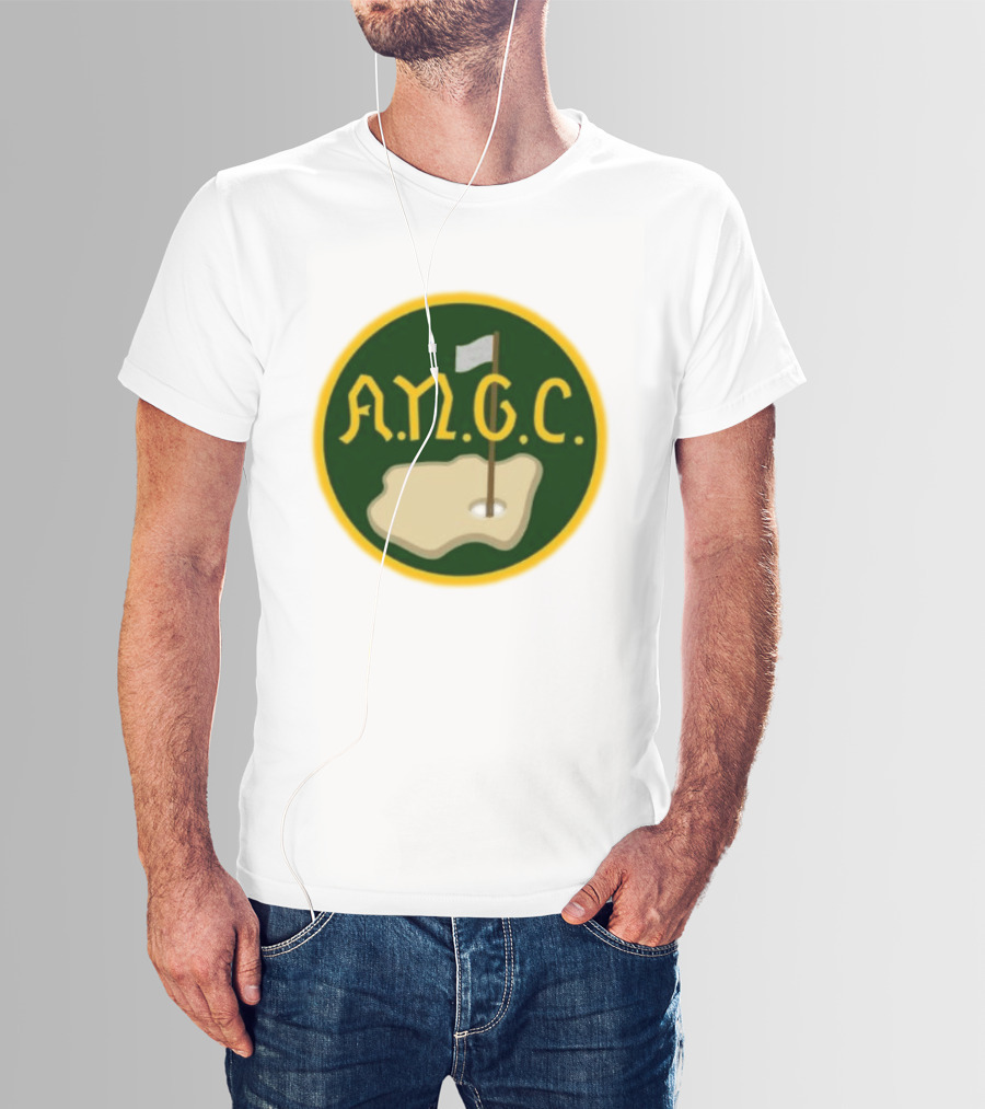 Cameron Young ANGC Golf Emblem Circular Crest T-Shirt